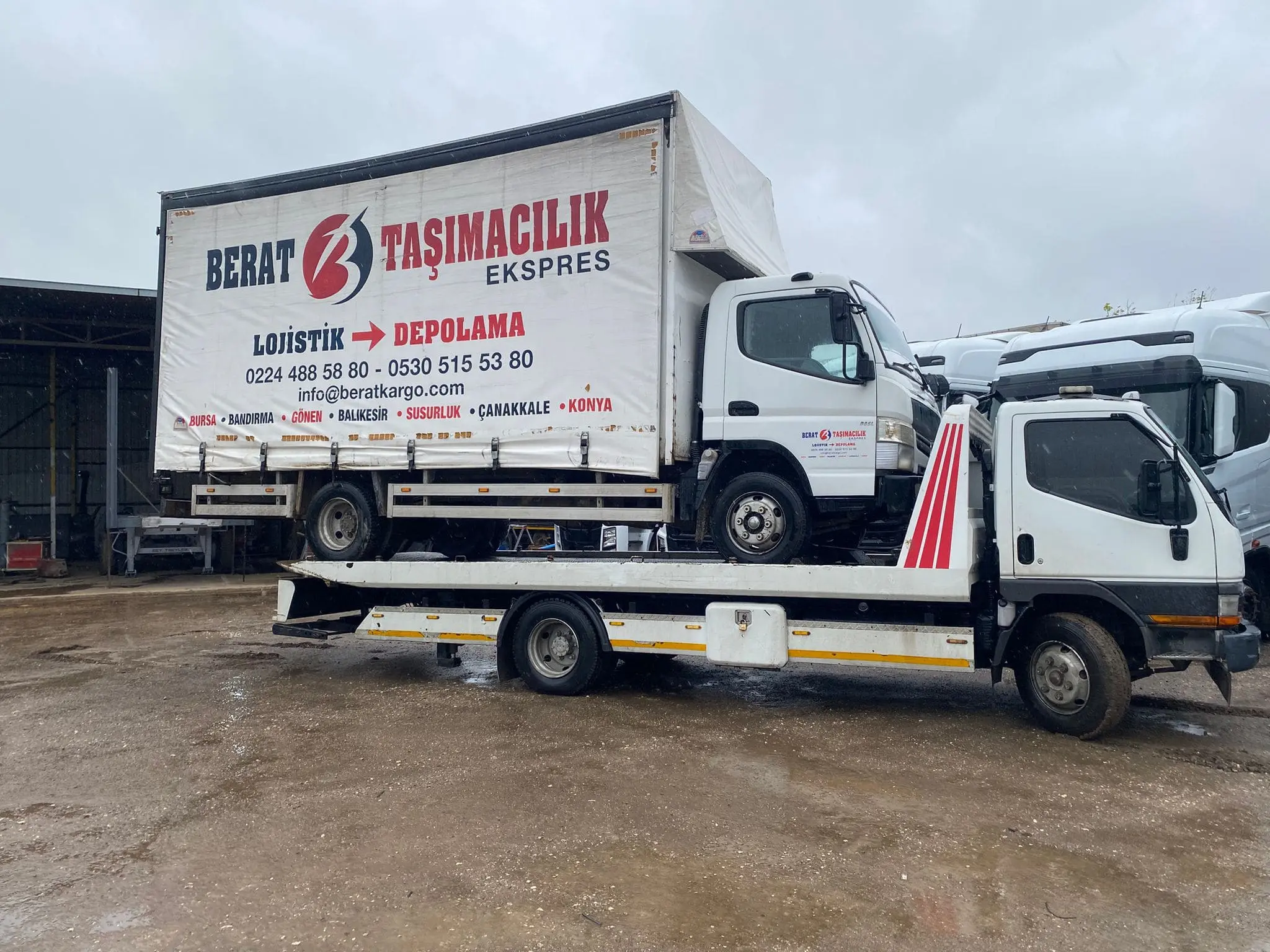 Kamyon ve ağır vasıta çekici hizmeti